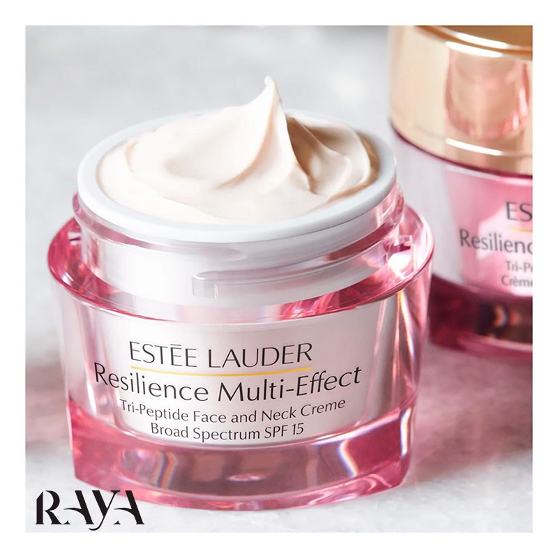 کرم شب صورت و گردن استی لادر مدل تری پپتید Estee Lauder Resilience Multi-Effect Night Tri-Peptide Face and Neck Cream